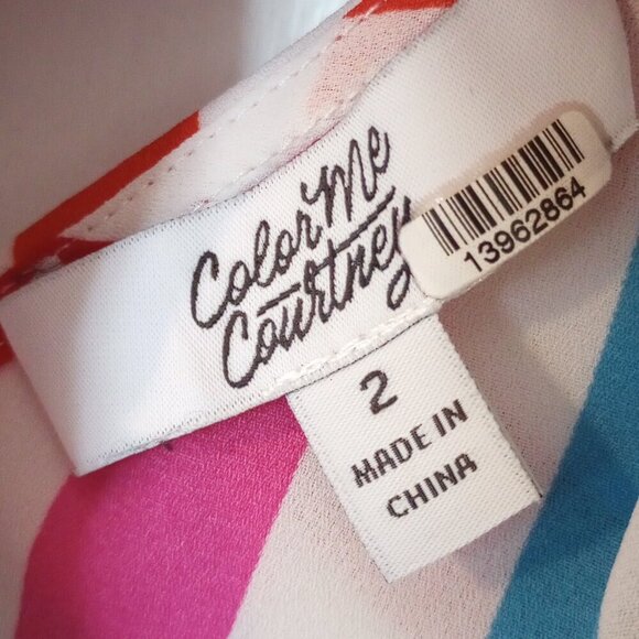 Color Me Courtney Holly Ruffle Crop Top - Picture 2 of 7